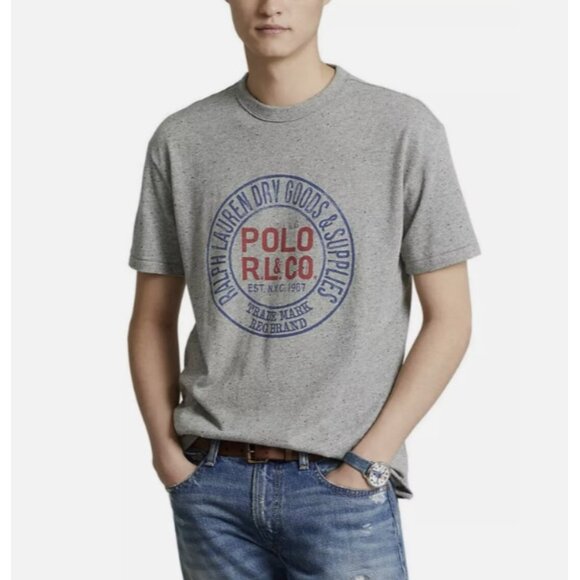 Polo Ralph Lauren 1967 Goods Supplies Tee Grey M